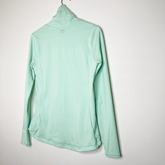 CALIA By Carrie Underwood Mint Warm Leopard Top  - Picture 8 of 8